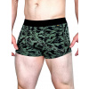 Alpha Industries pánske boxerky Graphic AOP Underwear Dark Green/Black 2 ks v balení Veľkosť: M, Farba: zelený a hnedý maskáč
