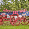Ginger Ray Girlanda Farma zvieratka Happy Birthday 4m