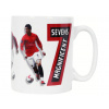 MANCHESTER UNITED FC Keramický hrnček Manchester United FC, 7 legiend, 300 ml