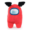 Červený Amongus - plyšová postavička ze hry Among us (Red Amongus - 30 cm)