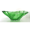 Aurum Crystal KRIŠTÁĽOVÁ MISKA BOHEMIA PLANTICA 330 MM ZELENÁ