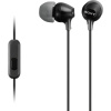 Sony MDR-EX15AP štupľové slúchadlá káblové čierna Headset; MDREX15APB.CE7