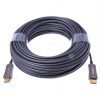PremiumCord HDMI optický fiber High Speed + Ethernet kabel/ 4K@60Hz/ M/M/ zlacené konektory/ 20m/ černá (kphdm2x20)
