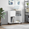 zahrada-XL Skrinka na platne biela 84,5x38x89 cm kompozitné drevo 831780