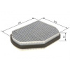 TATechnix Kabínový filter Mercedes CLK Kabriolet (A208) Bosch - CLK200, CLK200K, CLK230K, CLK320, C