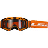 Okuliare na motorku LS2 Aura Enduro Series Goggle H-V S Čírym Sklom Oranžové