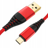 Kábel Nela-Styl USB - USB typ C 2 m červený