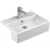 Villeroy & Boch Memento Umývadlo polozápustné 55x43 cm, s prepadom, otvor pre batériu, alpská biela 41335501