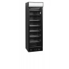 Mrazicí skříň prosklené dveře, černá | TEFCOLD UFSC371GCP Black
