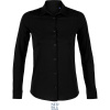 NEOBLU Košile Balthazar Women, dlouhý rukáv, dámská COT243199n1103-deep black L Černá deep