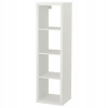 Knižnica Ikea 42 x 39 x 147 cm biela (Biely biely dres - 80x180 cm)