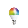 Solight LED SMART WIFI žárovka, miniglobe, 5W, E14, RGB, 400lm 8592718026578