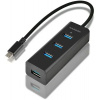 AXAGON HUE-S2C USB-C 4x USB3.0 Charging hub HUE-S2C