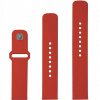 FIXED Silicone Sporty Strap Set with Quick Release 20mm for Smartwatch, Red FIXSST2-20MM-RD