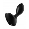 Silikónový análny vibrátor Satisfyer Backdoor Lover čierny 11 cm USB