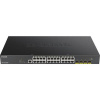 D-LINK 28-portový inteligentný PoE+ prepínač 4x 10G (DGS-1250-28XMP/E)