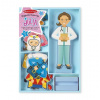 Melissa&Doug Melissa & Doug Drevená magnetická bábika na obliekanie Julie