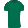 KARIBAN VINTAGE V-NECK K357 / Pánske tričko s krátkym rukávom - kelly green XXL