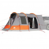 zahrada-XL Autosta 2 osoby sivý a oranžový vodeodolný 4009511