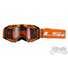Okuliare LS2 AURA ORANGE Cross Enduro – pripravené na PINLOCK