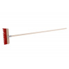 zmeták ulicový 30cm s násadou 150cm / metla cestárska LEVIOR 52190