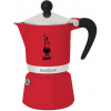Moka kanvička Bialetti Rainbow 3 porcie červená (8006363018470)