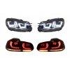 PREDNÉ SVETLOMETY LED ZADNÉ SVETLÁ VW GOLF 6 VI 08-13 R20 U DIZAJN