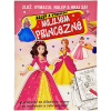 FONI-BOOK Milujem princezné-nalep a vymaľuj