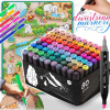 Podložka na maľovanie 90 x 120 cm + alkoholové fixky 80 ks Ricokids