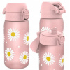 ION8 fľaša na pitie, detská fľaša na pitie 350 ml - Daisy - sedmokrásky, bez BPA ružová