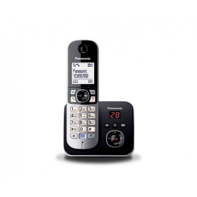 Panasonic Telefon Panasonic KX-TG6821 DECT ID volajícího černá, stříbrná