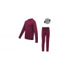 SENSOR MERINO ACTIVE SET dětský triko dl.rukáv + spodky lilla 100