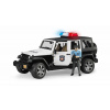Bruder 2526 Jeep Wrangler Police s figúrkou policajta