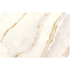 TENDANCE Predložka do kúpeľne Sofer Marble, 39x60 cm, zlatá/biela