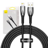 Kábel USB na Lightning Baseus Glimmer, 2,4 A, 2 m (čierny)