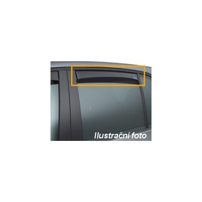 Deflektory (ofuky) zadních oken VW T-Roc 2017- (barva černá)