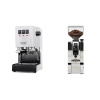 Gaggia New Classic EVO, white + Eureka Mignon XL, CR chrome