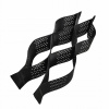 Rošty,povrchy do záhrady - Geocrata Slope Garden Garble Grille 2,5 cm veľká (Geocrata Slope Garden Garble Grille 2,5 cm veľká)