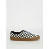 Vans Authentic (checkerboard black/white) 46, čierna