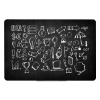 Čierna bezrámová magnetická tabuľa na kriedy - Qboard 87 x 57 cm