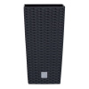 kvetináč 24cm RATO SQUARE DRTS240-S433 antracit plastový PROSPERPLAST