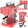 Pákový kávovar na espresso TurboTronic TT-CM23 RED 1050 W čierny