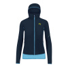Karpos lot evo outdoorová bunda, dámska, tmavomodrá/azúrová Veľkosť: XS