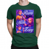 Rumi, Mira a Zoey - Huntrix - pánske tričko s potlačou pre fanúšikov filmu KPop Demon Hunters - Tričkový | XL | Zelený