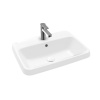 Villeroy Boch Architectura - Zápustné umývadlo, 600x450x170 mm, s prepadom, alpská biela CeramicPlus 5A6760R1