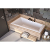 Besco INTIMA SLIM Vaňa asymetrická akrylátová 150x85cm Ľavá 190 l, Biela VANINTI15SLIML