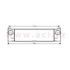 intercooler 2.2CDi 65 a 80kW (±AUT±AC) [632*113*50] BEHR-HELLA 30004370