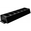 Transcend TS-DPD6C dokovací stanice pro osobní kameru DrivePro Body 40, 6 portů, USB 3.1 Gen 1, 1x LAN, 1x WAN, černá