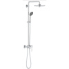 GROHE Vitalio Joy nástenný sprchový systém s pákovou batériou, horná sprcha 3jet EcoJoy priemer 260 mm, ručná sprcha 3jet, chróm, 27684001