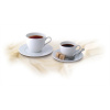 Mokka súprava, porcelán, 10 cl, 6 ks, ROTBERG Basic, biela